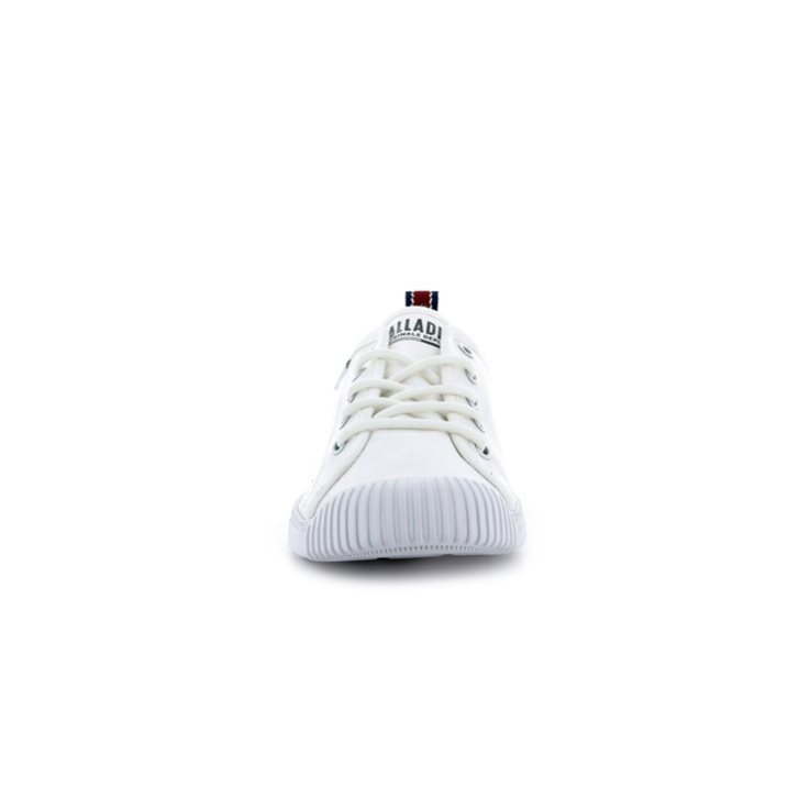 Palladium Easy δαντελα καμβα Low Tops Sneakers γυναικεια ασπρα | LKPV65827