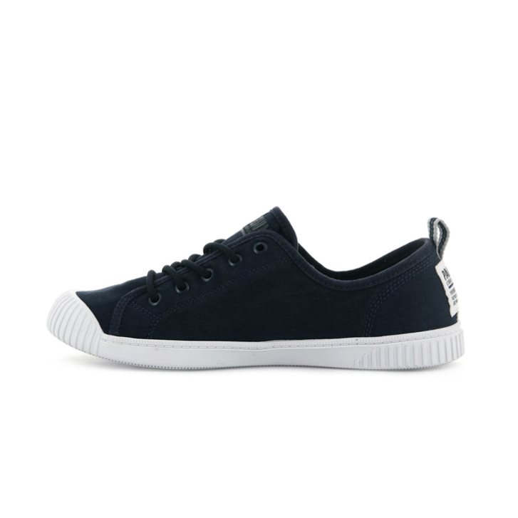 Palladium Easy δαντελα καμβα Low Tops Sneakers γυναικεια μαυρα | ZITJ18326