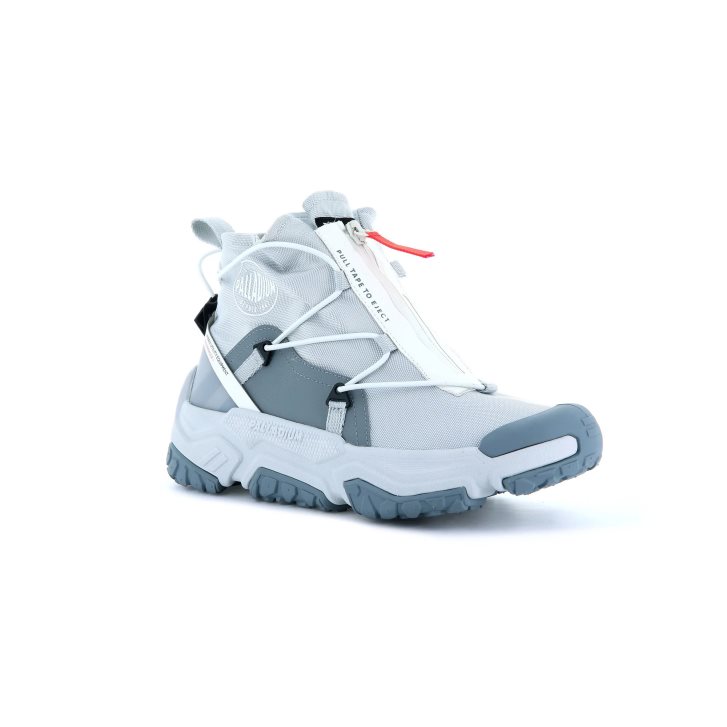 Palladium Off-grid Hi Zip αδιαβροχα + Sneakers γυναικεια ανοιχτο μπλε | AOGU14026