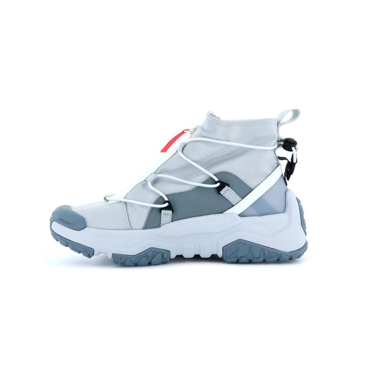 Palladium Off-grid Hi Zip αδιαβροχα + Sneakers γυναικεια ανοιχτο μπλε | AOGU14026