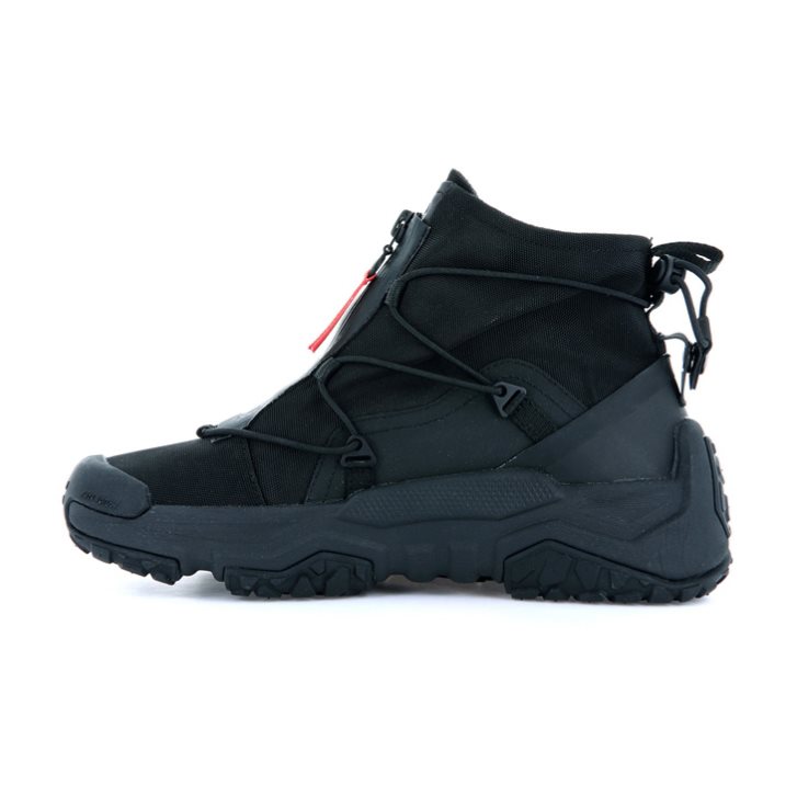 Palladium Off-grid Hi Zip αδιαβροχα + Sneakers ανδρικα μαυρα | GDFZ56923