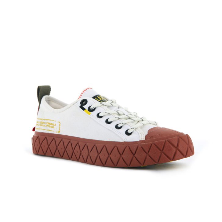 Palladium Palla Ace Supply LO Low Tops Sneakers ανδρικα ασπρα | OJVC34091
