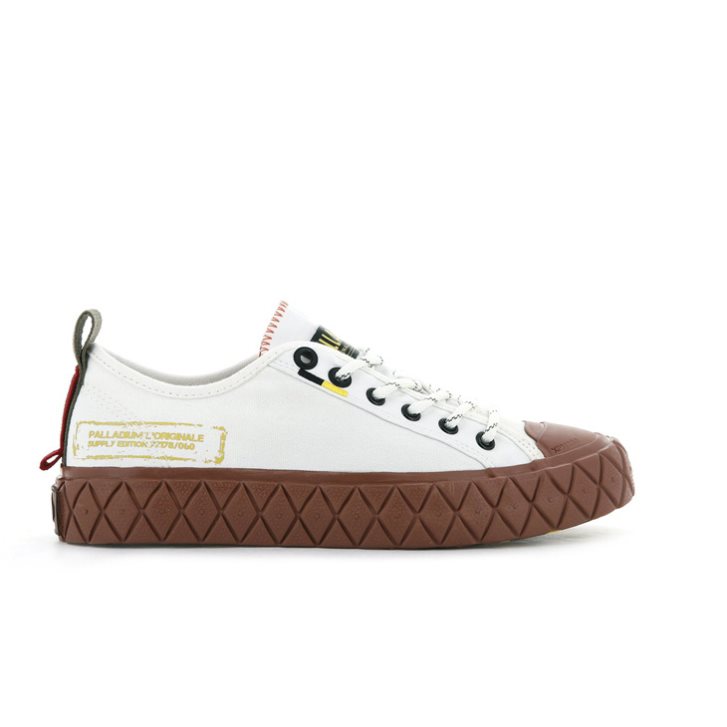 Palladium Palla Ace Supply LO Low Tops Sneakers ανδρικα ασπρα | OJVC34091