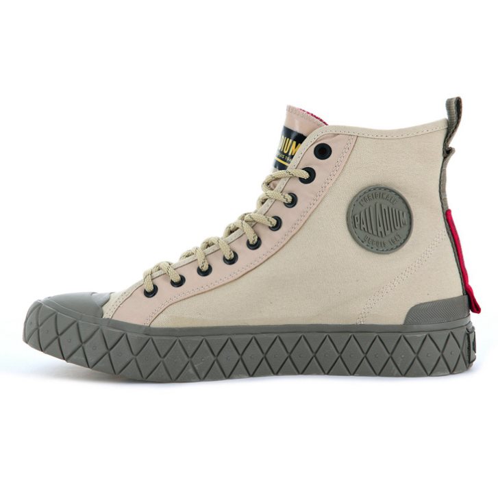 Palladium Palla Ace Supply Mid High Tops Sneakers γυναικεια Χακί | QDPK31492