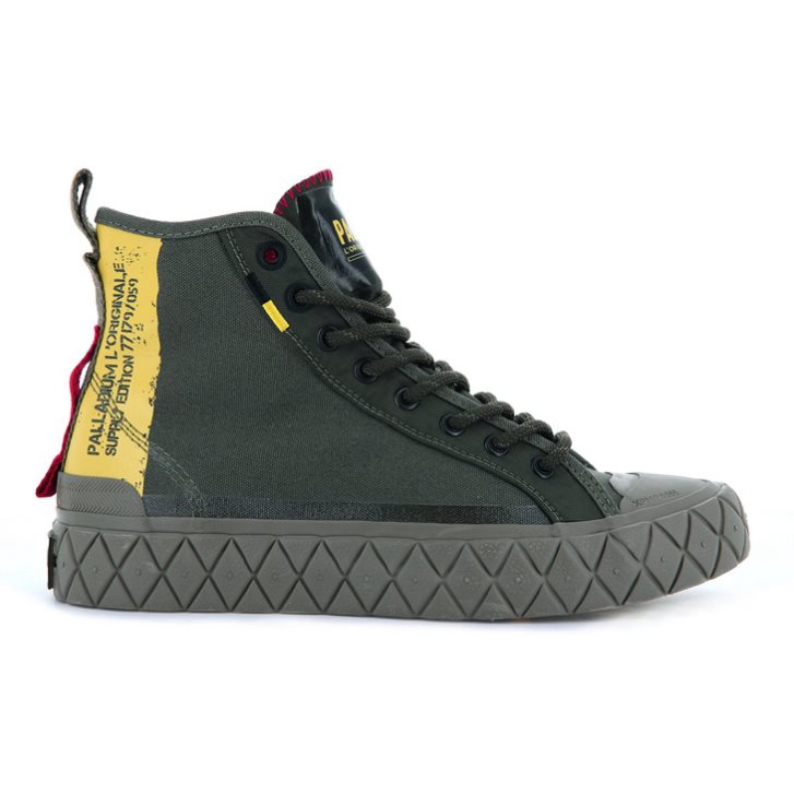Palladium Palla Ace Supply Mid High Tops Sneakers ανδρικα Ελιά | VFCM79532