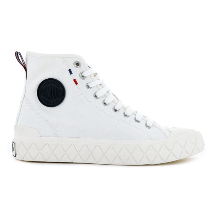 Palladium Palla Ace καμβα High Tops Sneakers γυναικεια ασπρα | OABD30129