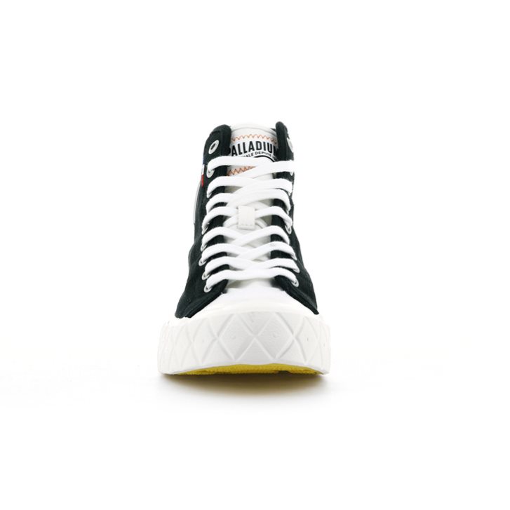 Palladium Palla Ace καμβα High Tops Sneakers γυναικεια μαυρα | ZXEV79014