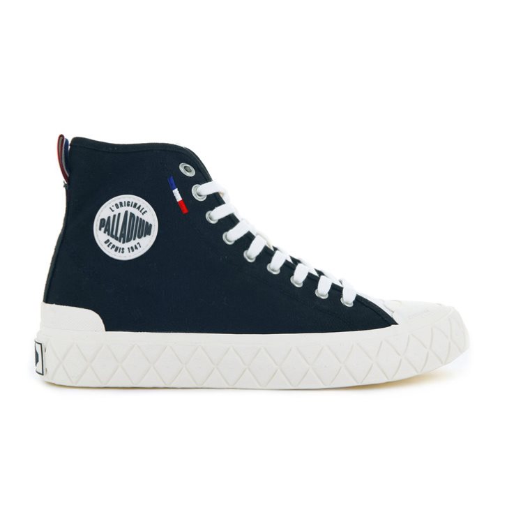 Palladium Palla Ace καμβα High Tops Sneakers γυναικεια μαυρα | ZXEV79014