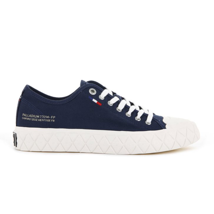 Palladium Palla Ace καμβα Low Tops Sneakers γυναικεια σκουρο μπλε | CTLF72398