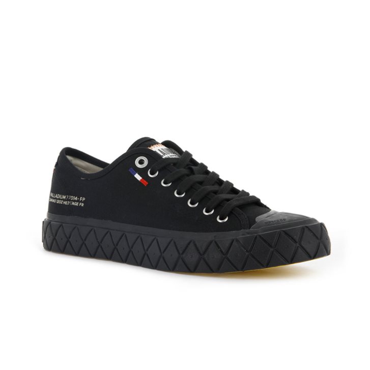 Palladium Palla Ace καμβα Low Tops Sneakers γυναικεια μαυρα | GWOE83470