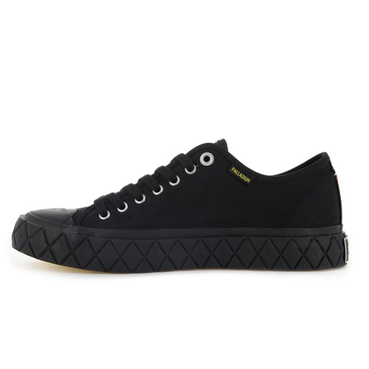 Palladium Palla Ace καμβα Low Tops Sneakers γυναικεια μαυρα | GWOE83470