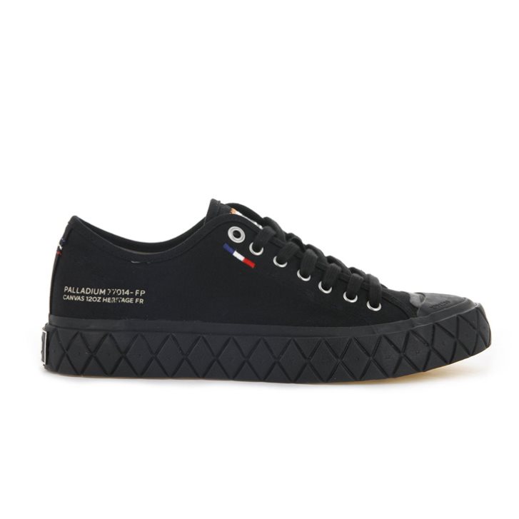 Palladium Palla Ace καμβα Low Tops Sneakers γυναικεια μαυρα | GWOE83470