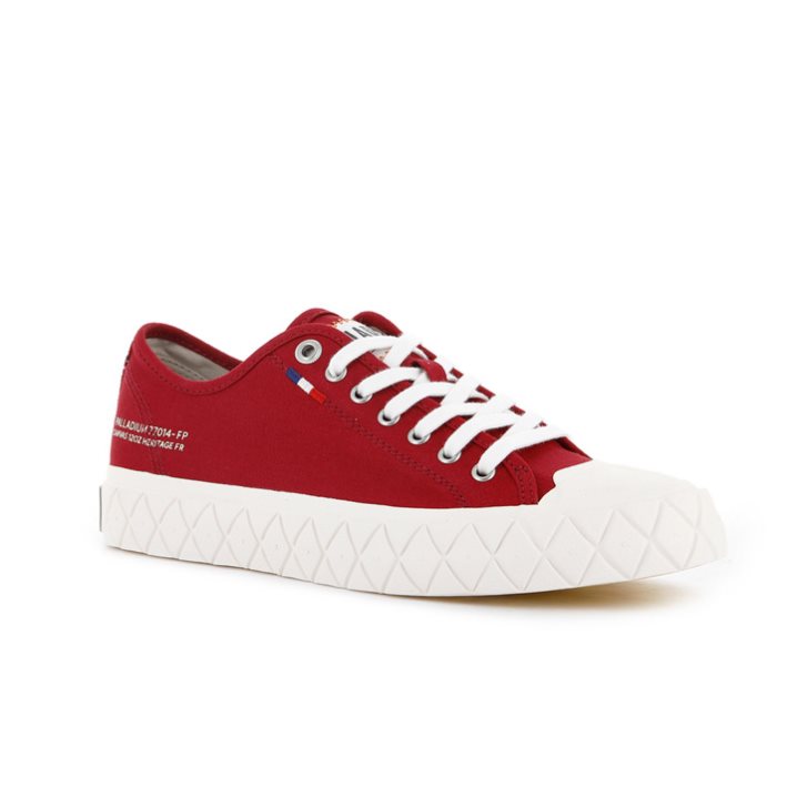 Palladium Palla Ace καμβα Low Tops Sneakers γυναικεια κοκκινα | KPCA96253
