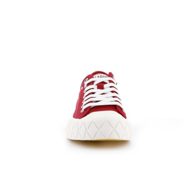 Palladium Palla Ace καμβα Low Tops Sneakers γυναικεια κοκκινα | KPCA96253