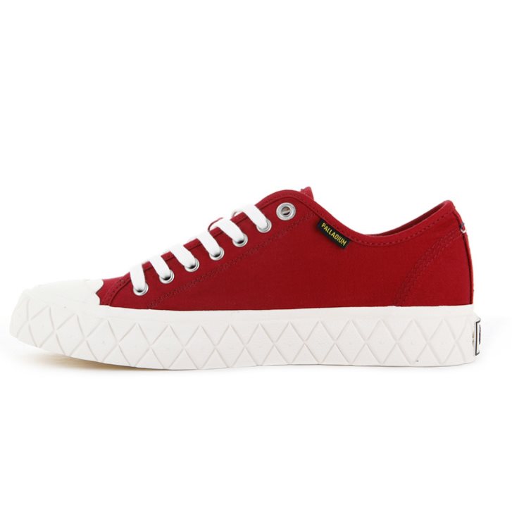 Palladium Palla Ace καμβα Low Tops Sneakers γυναικεια κοκκινα | KPCA96253