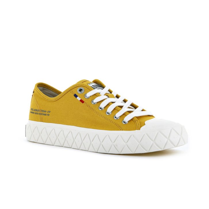 Palladium Palla Ace καμβα Low Tops Sneakers γυναικεια μουστάρδα | LBGC69702