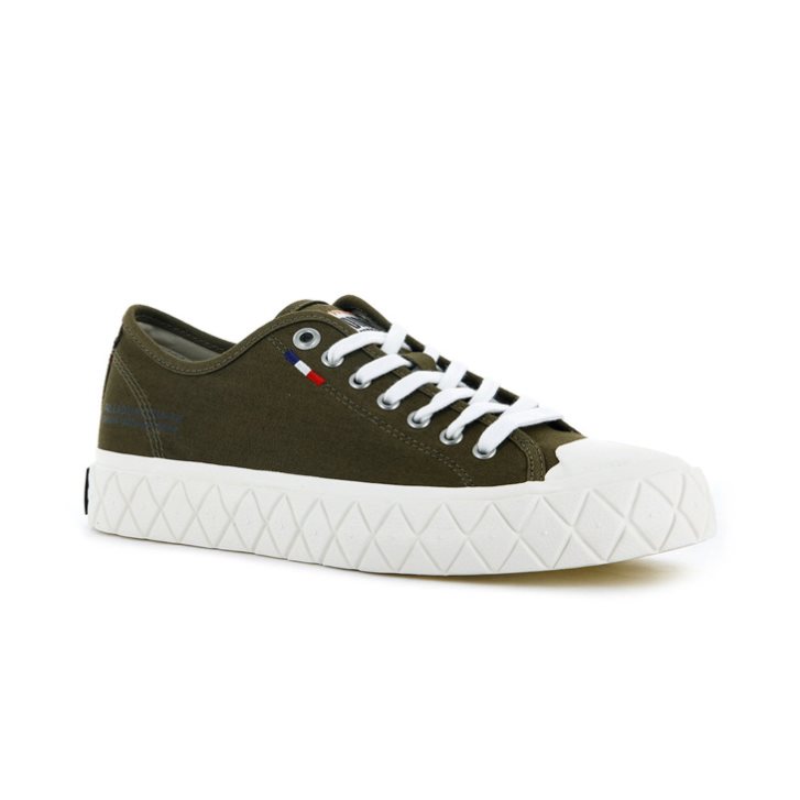 Palladium Palla Ace καμβα Low Tops Sneakers ανδρικα καφε | QOGZ10536