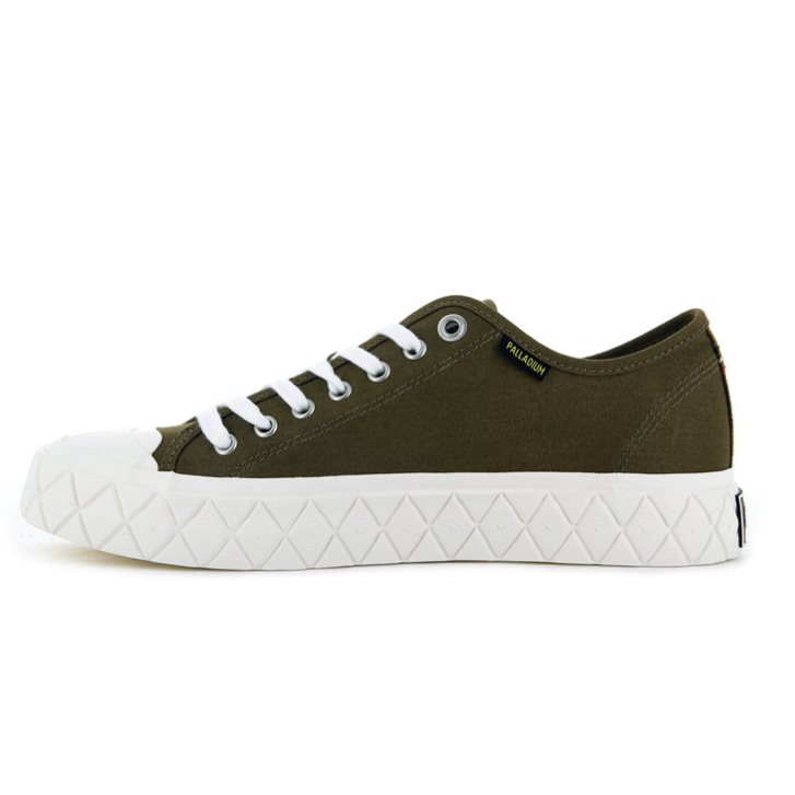 Palladium Palla Ace καμβα Low Tops Sneakers ανδρικα καφε | QOGZ10536