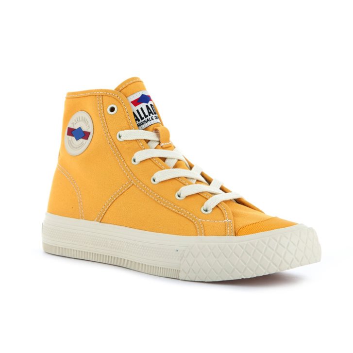 Palladium Palla Louvel High Tops Sneakers ανδρικα μουστάρδα | QDKY97510