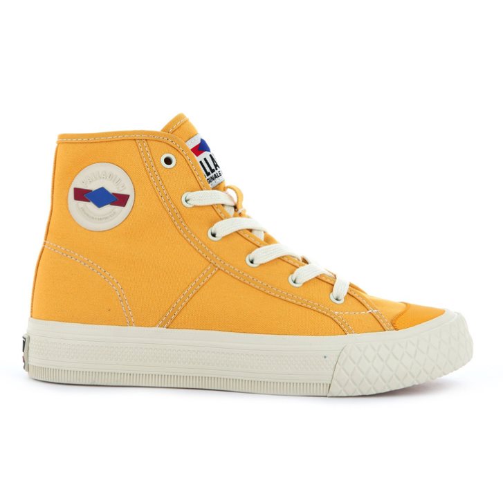 Palladium Palla Louvel High Tops Sneakers ανδρικα μουστάρδα | QDKY97510