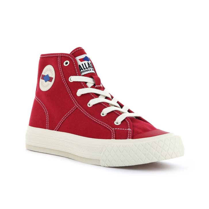 Palladium Palla Louvel High Tops Sneakers γυναικεια κοκκινα | SOBY26714