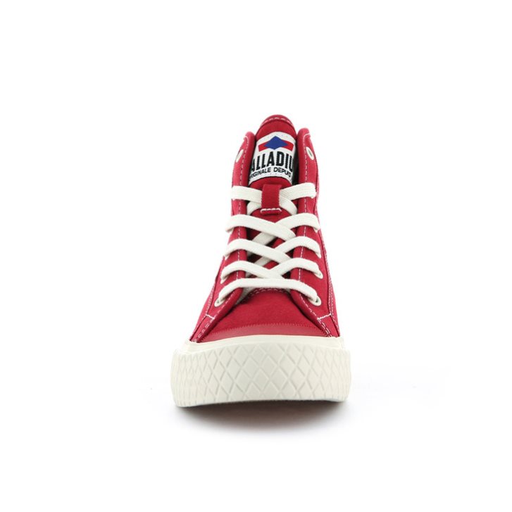 Palladium Palla Louvel High Tops Sneakers γυναικεια κοκκινα | SOBY26714