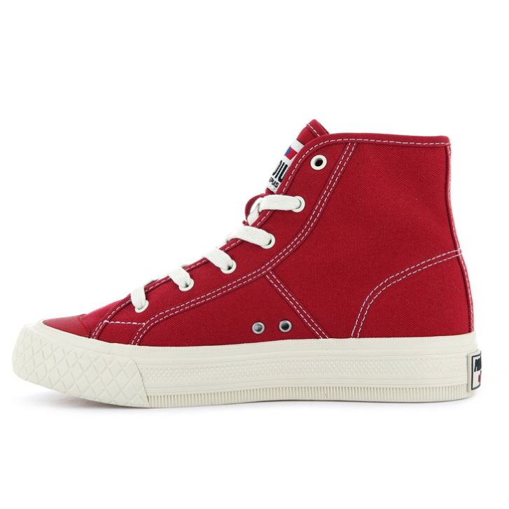 Palladium Palla Louvel High Tops Sneakers γυναικεια κοκκινα | SOBY26714