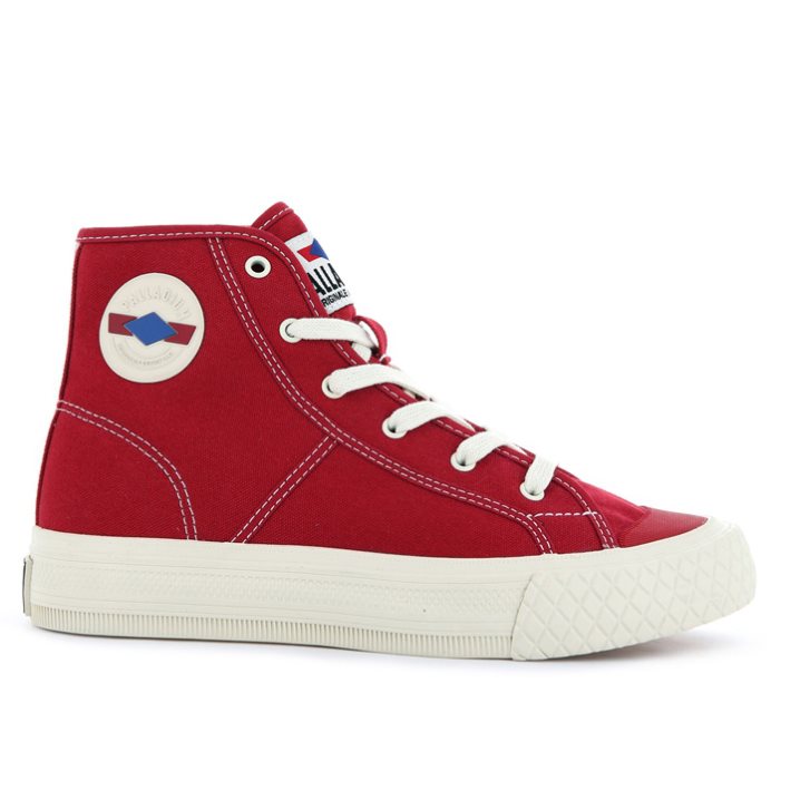 Palladium Palla Louvel High Tops Sneakers γυναικεια κοκκινα | SOBY26714