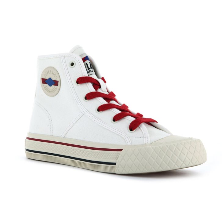 Palladium Palla Louvel High Tops Sneakers ανδρικα ασπρα | YLTH32845