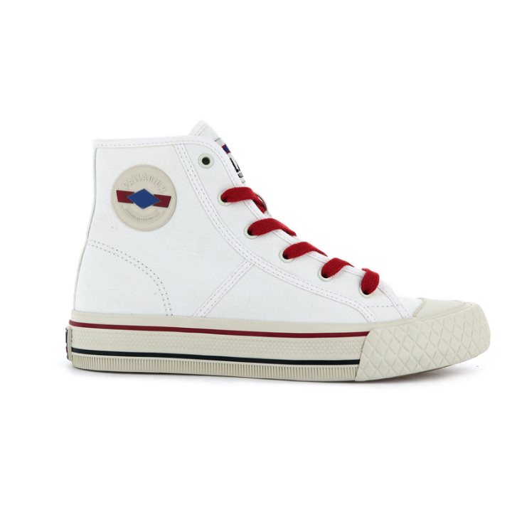 Palladium Palla Louvel High Tops Sneakers ανδρικα ασπρα | YLTH32845