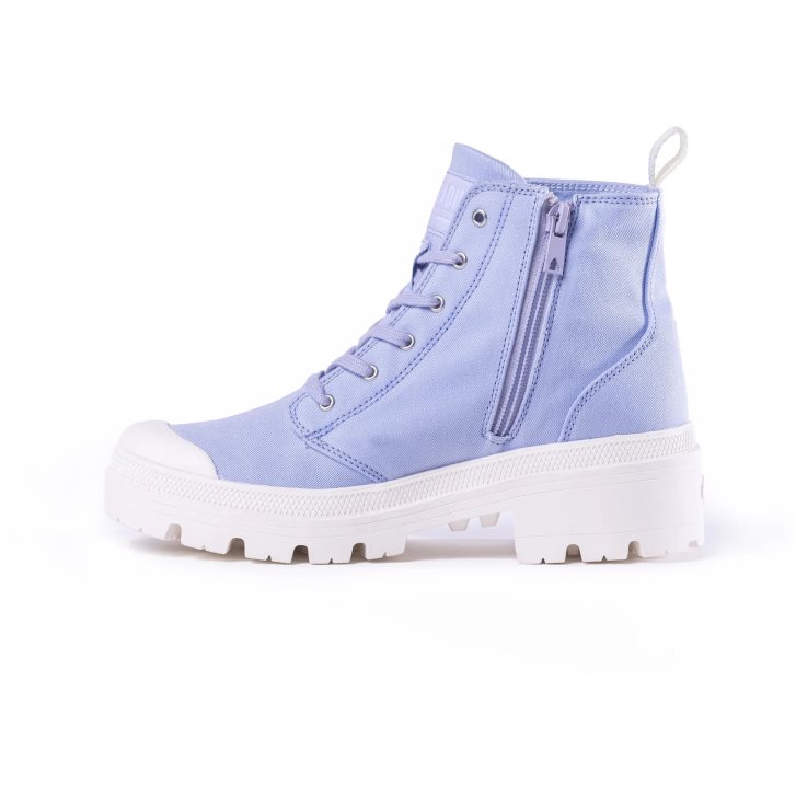 Palladium Pallabase Twill Boots γυναικεια λεβάντα | HGME16578