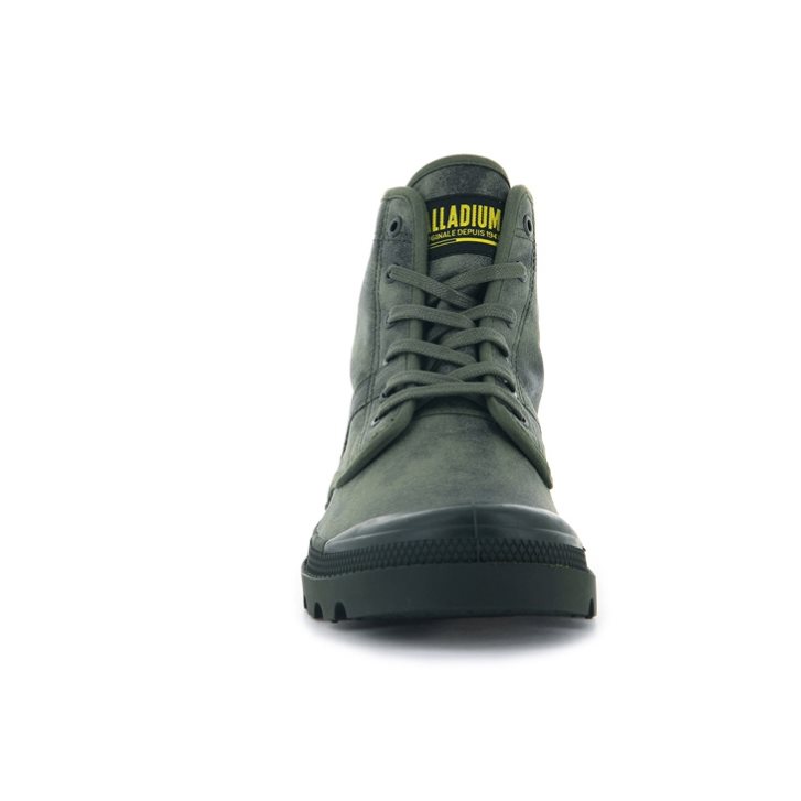 Palladium Pallabrousse Legion WAX Boots ανδρικα Ελιά | YNSL42105