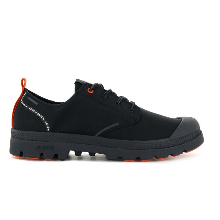 Palladium Pallafin RC LOW WP+ Oxfords Shoes ανδρικα μαυρα | CNTD68459