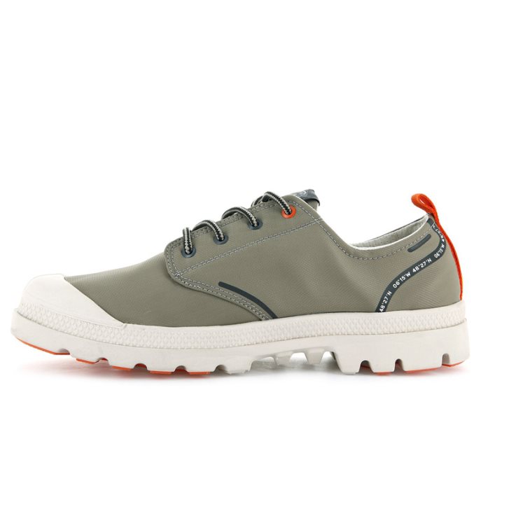 Palladium Pallafin RC LOW WP+ Oxfords Shoes ανδρικα Ελιά | JVXC65310
