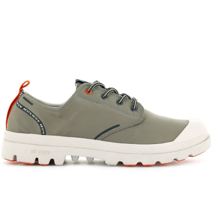 Palladium Pallafin RC LOW WP+ Oxfords Shoes ανδρικα Ελιά | JVXC65310