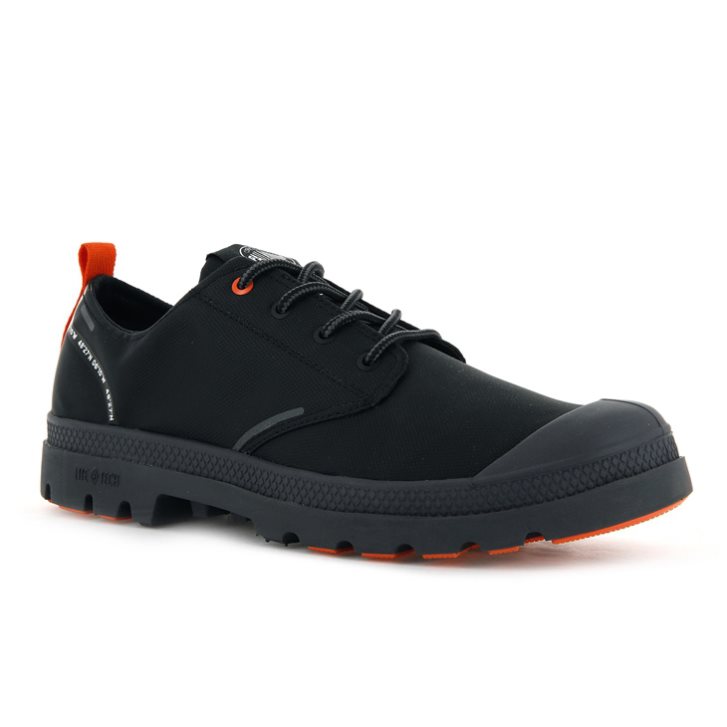 Palladium Pallafin RC LOW WP+ Oxfords Shoes γυναικεια μαυρα | UPVM72046