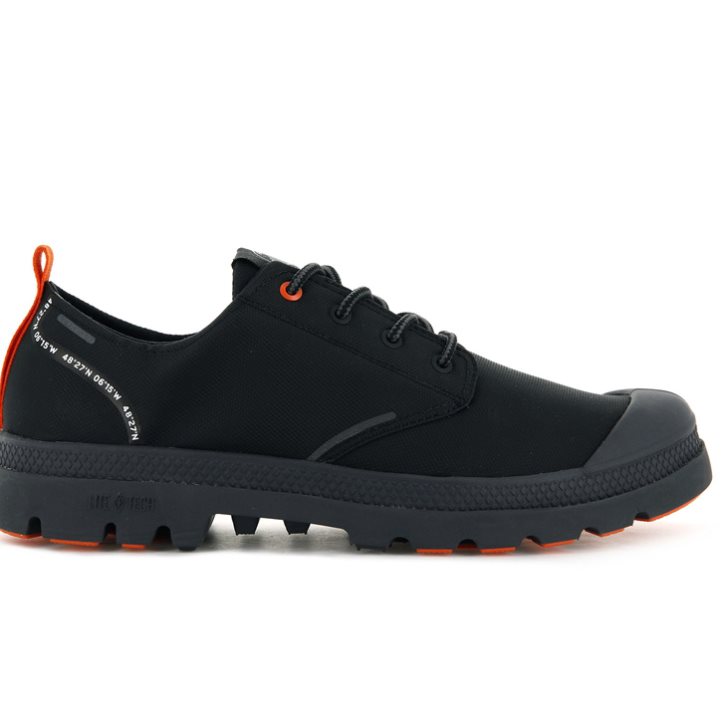 Palladium Pallafin RC LOW WP+ Oxfords Shoes γυναικεια μαυρα | UPVM72046