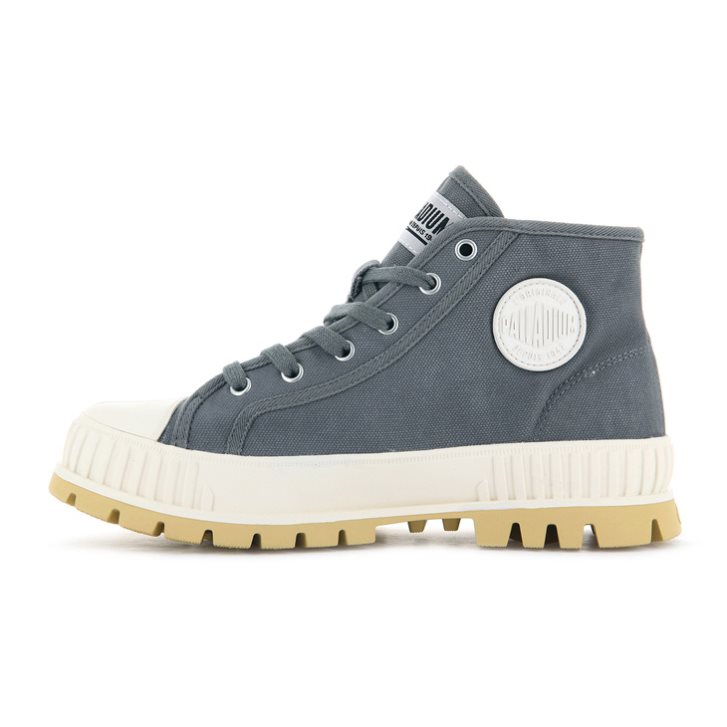 Palladium Pallashock Mid OG High Tops Sneakers γυναικεια μπλε | LQTS96732