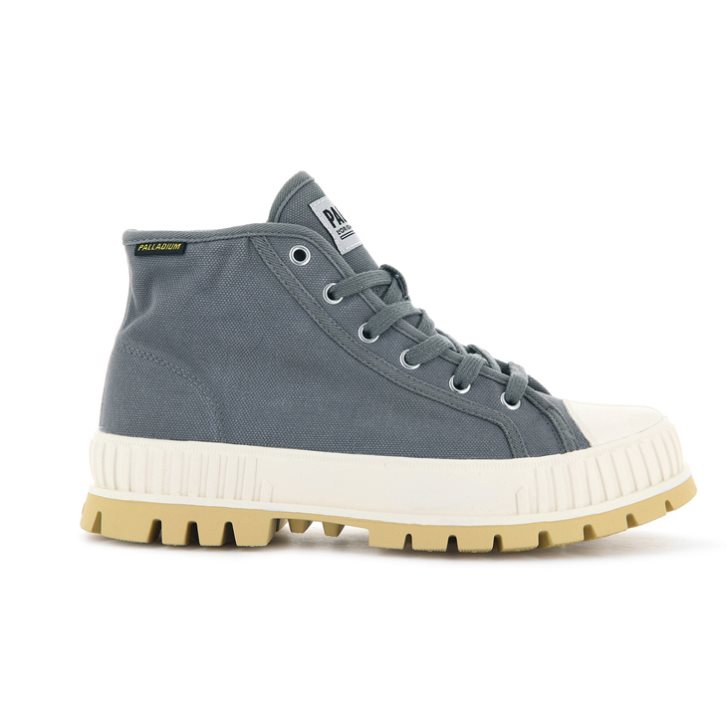 Palladium Pallashock Mid OG High Tops Sneakers γυναικεια μπλε | LQTS96732