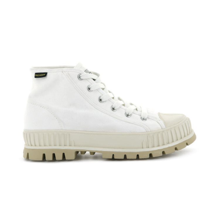 Palladium Pallashock Mid OG High Tops Sneakers γυναικεια ασπρα | QOJL70824