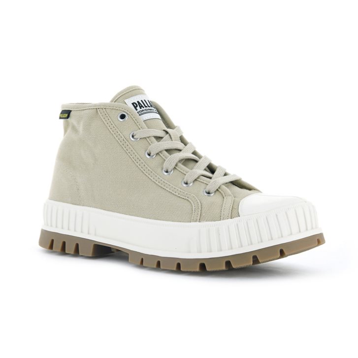 Palladium Pallashock Mid OG High Tops Sneakers γυναικεια ανοιχτο πρασινο | TZYF38506