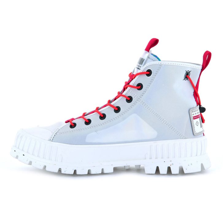 Palladium Pallashock Mid Ticket To Earth Boots ανδρικα ανοιχτο μπλε | EKMR69710