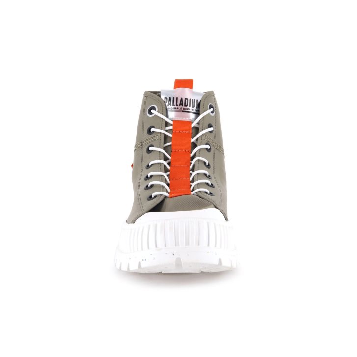 Palladium Pallashock Mid Ticket To Earth Boots γυναικεια Ελιά | MPWQ04567