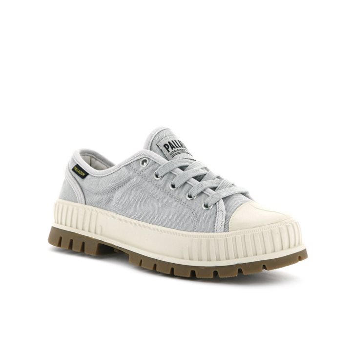 Palladium Pallashock OG Oxfords Shoes γυναικεια ανοιχτο γκρι | RVKG95162