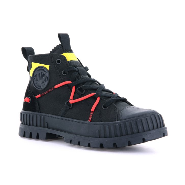 Palladium Pallashock Re-craft Boots γυναικεια μαυρα | WXGU92684