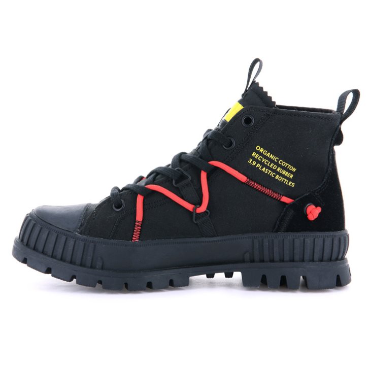 Palladium Pallashock Re-craft Boots γυναικεια μαυρα | WXGU92684