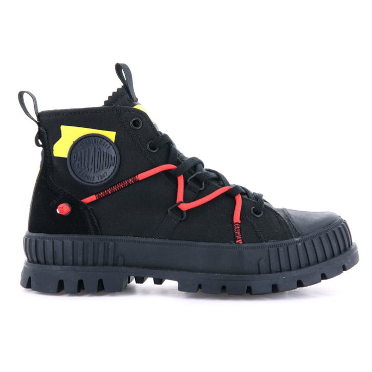 Palladium Pallashock Re-craft Boots γυναικεια μαυρα | WXGU92684