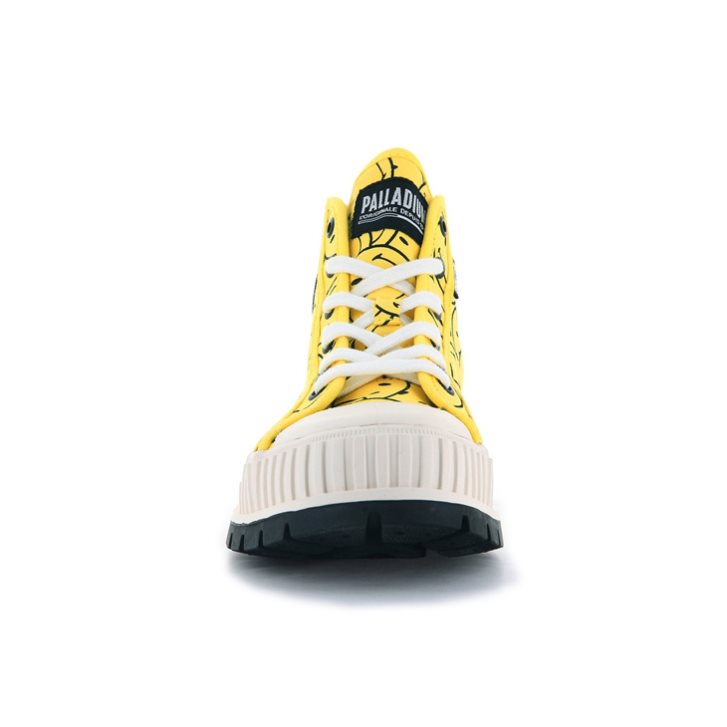 Palladium Pallashock Smiley Ao Boots ανδρικα κίτρινα | IJQT05291
