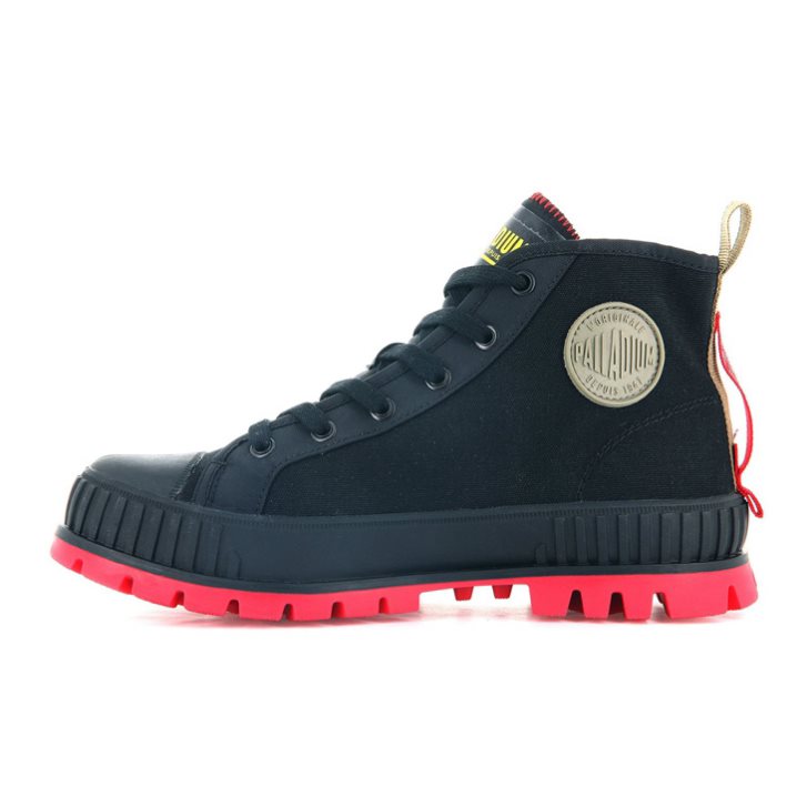 Palladium Pallashock Supply Hi Boots ανδρικα μαυρα | RTWS53849