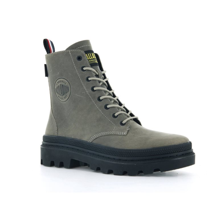 Palladium Pallatrooper Off-3 Boots ανδρικα Ελιά | EKQA84501